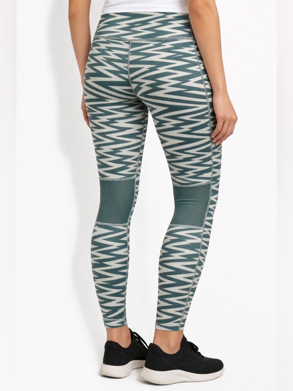 Nike Zenvy Leggings Green Gray Running Rare Color Way